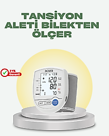 Akıllı Bilek Tansiyon Aleti Hem Şarjlı Hem Pilli Kolay Ölçüm