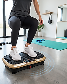 Evde Spor İçin Titreşimli Plate Fitness Platformu Yeni Nesil