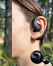 Kablosuz Kulaklık Bluetooth 5.5 Dokunmatik Kontrol UCZZZOWSKULAKLIKSİYAH-1