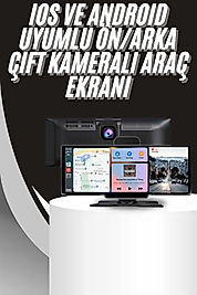 4K 10.2 İnç Çift Kameralı Araç Multimedya Ekranı XXUUCZZZC1ÖNARKAKAMERASI