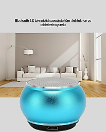 Taşınabilir Mini Bluetooth Hoparlör 9m Menzil Dahili Mikrofon Yeni Nesil