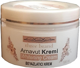THREE BRAND 100 ML ARNAVUT AKLIK KREMİ 3 ADET + RUSSIAN GLARE TÜY DÖKÜCÜ AZALTICI MERHEM 50 ML 3 AD