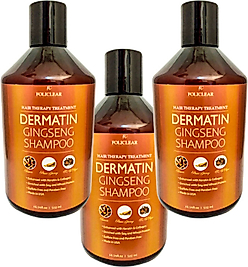POLİCLEAR DERMATİN SHAMPOO GİNSENGLİ ÖZEL BAKIM ŞAMPUANI 500 ML X 3 ADET + JEL