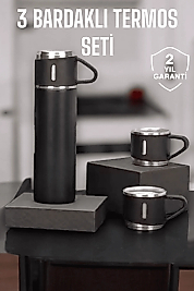 500 ml Kapasiteli Taşınabilir Basınçlı Termos Seti Günlük Kullanım için İdeal