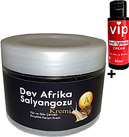 GİANT YAŞLANMAKARŞITI 100ML DEV AFRİKASALYANGOZU KREMİ + VİP ANALDARALTICI SIKILAŞTIRICIKREM 60 ML