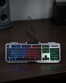 Kablolu RGB Işıklı Klavye ve Mouse Seti UUCZPG8018KLAVYE2