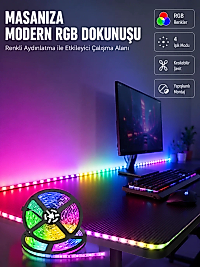 5 Metre Kumandalı Su Geçirmez Şerit LED