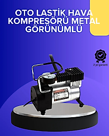 Metal Gövdeli Oto Lastik Hava Kompresörü 12V 140 PSI Hızlı Şişirme