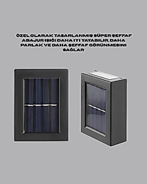 Bahçe ve Balkon İçin Güneş Enerjili Lamba Yeni Nesil