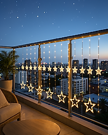 Yıldız Figürlü Perde Led 3x3 Metre UCZZZYILDIZPERİLED-6