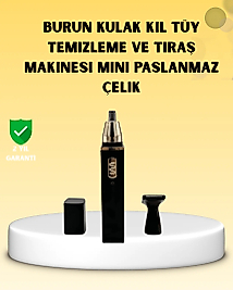 Şarjlı burun ve kulak kılı temizleme cihazı