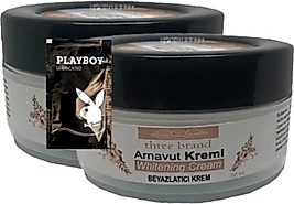 THREE BRAND ARNAVUT KREMİ 2'Lİ BİRDEN WHİTENİNG CREAM BÖLGESEL  KREMİ 50 ML + 1 HEDİYE JEL