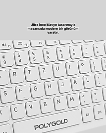 Kablosuz Klavye Mouse Takımı - Ergonomik, Sessiz ve Enerji Tasarruflu