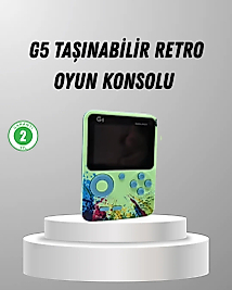 500 Oyunlu G5 Retro Mini Oyun Konsolu 3 İnç Ekran ve TV Desteği