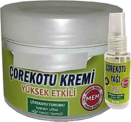 MEM ÇÖREK OTU KREMİ 100ML + 30 ML YAĞ SET