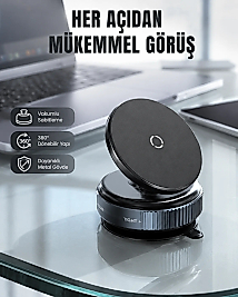 Evrensel Manyetik Araç Telefon Tutucu 360° Döner Başlık