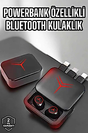 Bluetooth Kulaklık Powerbank Özelliği Yüksek Ses Kaliteli TWS Kulaklık