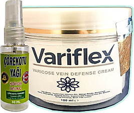 VARİFLEX BACAK BAKIMI KREMİ 100 ML + ÇÖREK OTU YAĞI 30 ML
