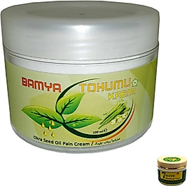 HİNTOHU BAMYA TOHUMU KREMİ VÜCUT SIZILARI IÇİN 100 ML X 1 /  7DAYS SLİMMİNG CREAM VÜCUT BAKIM KREMİ 100 ML