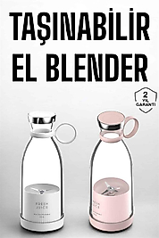 El Blender Taşınabilir Meyve Blender Şarj Edilebilir Taşınabilir Blender Elektrikli