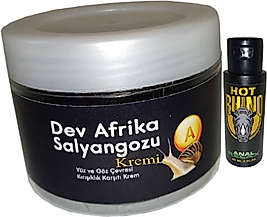 GİANT DEV AFRİKASALYANGOZU YAŞLANMAKARŞITI KREMİ 100 ML + HOTRHİNO BAY BAYAN ANALRAHATLATICI KREM