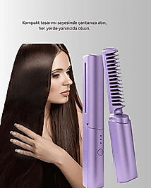 Isıtmalı Saç Düzleştirici Fırça Kablosuz 3