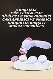 Yüz Temizleme ve Masaj Aleti 5 Başlıklı UCZ5BMASAJFOREVER