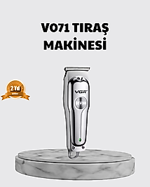 Şarjlı Tıraş Makinesi Gümüş Desenli 3 Başlıklı XUCZZZV071TIRAŞM