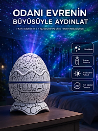 Gece Lambası Yumurta Işık Speaker Yeni Nesil Dinozor Yumurtası Görünümlü