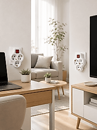 Anahtarlı 3 Çıkışlı Priz Çoğaltıcı 2'li Set UCZZDLYN3LUANAHTARLIGOLYAT-9