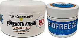 BİOFREEZE ÇÖREK OTU KREMİ XLWHİTE BÜYÜK 200 ML KREM + BİOFREEZE COOL THE PAİNCREAM 150 ML / MASAJ SETİ