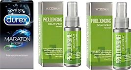 MUZİCE PROLOONGİNG 2 *GECİKTICI SPREY 59 ML 80 KULLANIM MARATON PREZARVATİF 4 LU