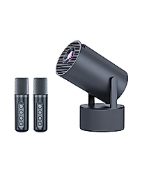 Projeksiyon Cihazı 3ü 1 Arada Karaoke Çift Mikrofon Destekli