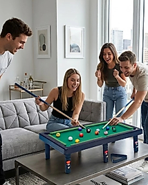 Masaüstü Bilardo Seti 5 Yaş Üzeri Çocuklar İçin Eğitici Oyuncak