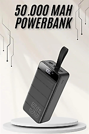 Powerbank Çoklu Şarj Girişi 50.000 Mah Taşınabilir Dijital Göstergeli (Kopya)