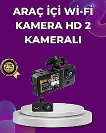 Araç İçi Dikiz Kamerası Sürüş Kaydedici 3 Lensli DVR Kamera