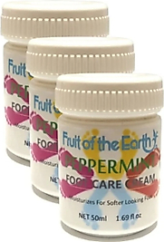 FRUİT OF THE EARTH AYAK BAKIM KREMİ NANE FERAHLIĞI VE KOKUSU 3 ADET 50 ML