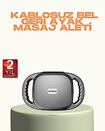 2000 mAh Şarjlı Masaj Tabancası 6 Başlık Ayarlı Güçlü Masaj Cihazı