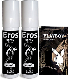 EROS BLACK DELAYSPRAY: 2 TÜP GECİKTİRİCİSPREY 20 ML + KAYDIRICIJELL HEDİYEDİR