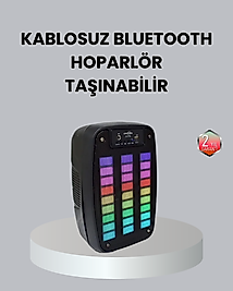 Kablosuz Bluetooth Müzik Cihazı – 2 Saat Batarya Süresi, Şık ve Taşınabilir