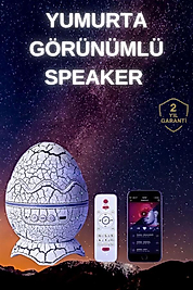 Yumurta Şeklinde Bluetooth Hoparlör 14 Renkli Projeção UUCZK890SPEAKER1-1