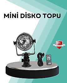 Uzaktan Kumandalı RGB Disko Projektör Işığı