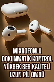 4.Nesil Kaliteli TWS Android ve İOS Uyumlu Mikrofonlu Kulaklık