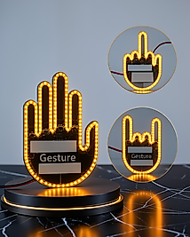 Parmak LED Amber Işık UCZGESTURE-1