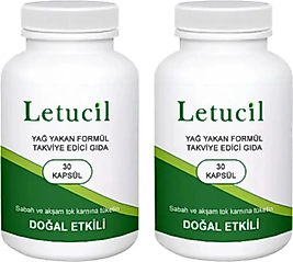 LETUCİL DSTKLYCİ ÜRÜN 30 LU YEŞİL ÇAY VE BİBERİYELİ G.Ç DESTEĞİ X 2 ADET