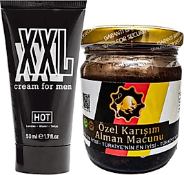 HOTXXL 50 ML ERKEKLERE ÖZEL KREM + YANINDA 1 ADET ERKEĞE ÖZEL MACUN
