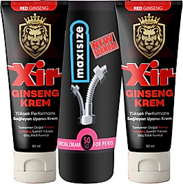XİR DELAYCREAM 50 ML 2 ADET + MAXİ SİZE CREAM 50 ML ERKEĞE ÖZEL SET