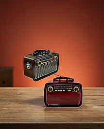 Radyo Tarzı Bluetooth Hoparlör 360 Derece Ses XUCZZZKTF1467RADYOOOO-2