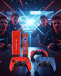 Retro Android Game Stick 64GB 10K HD Çift Kişilik Oyun Konsolu