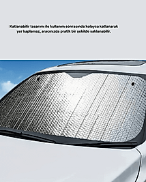 Araba Güneşliği Alüminyum Yansıtıcı Yüzey XUCZZZOTOGÜNEŞLİKKK-3